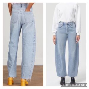 Agolde Luna Pieced High Rise Jeans